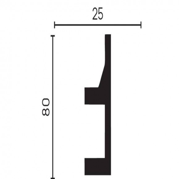 Молдинг с отражателем Decor Dizayn DD615