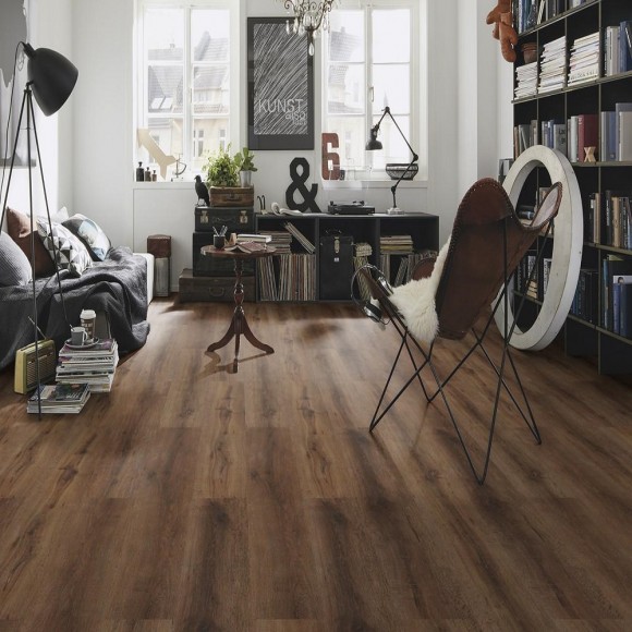 Виниловый пол Wineo 800 Wood XL Дуб Санторини глубокий DB00061