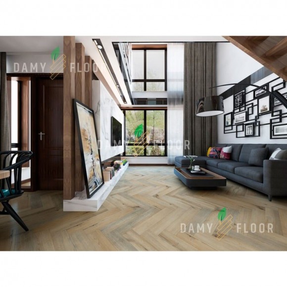 Кварцвиниловая плитка Damy Floor London LVT клеевая Ковентри 190707EL-01-LVT