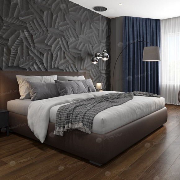 SPC ламинат Alpine Floor Premium XL Дуб Шоколадный ECO 7-18