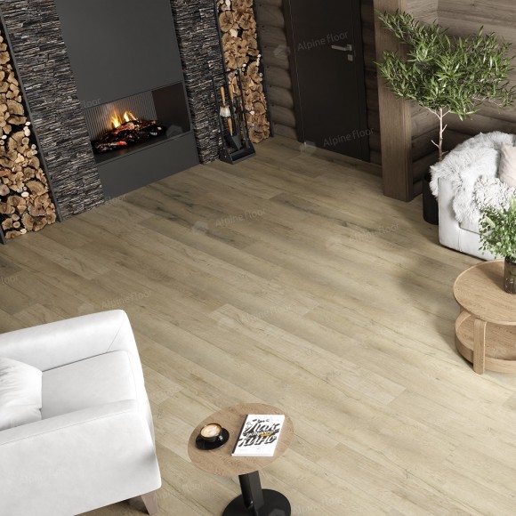 SPC ламинат Alpine Floor Premium XL Дуб Сливочный ECO 7-19
