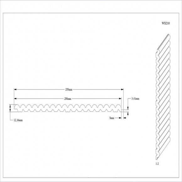 Стеновая панель Orac Decor WX210 Reed