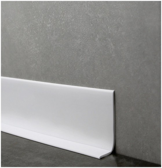 Гибкий самоклеящийся плинтус ПВХ белый Гибкий самоклеящийся плинтус ПВХ белый