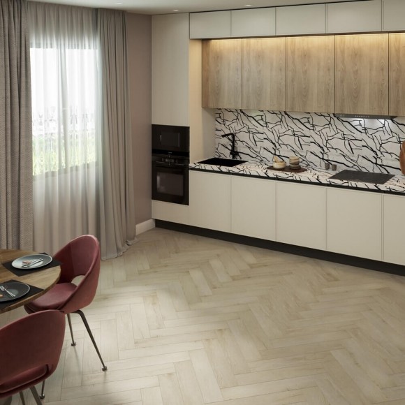 SPC ламинат Steinholz Herringbone STH039H Танне