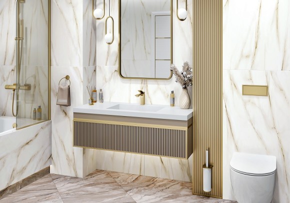 Керамогранит Alma Ceramica Bianco Chiara GFA114BCH00L 570*1140