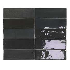 Настенная плитка DNA Tiles Safi Graphite 16*5,2