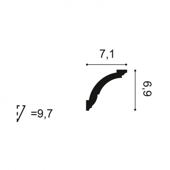 Карниз Orac Decor CX100