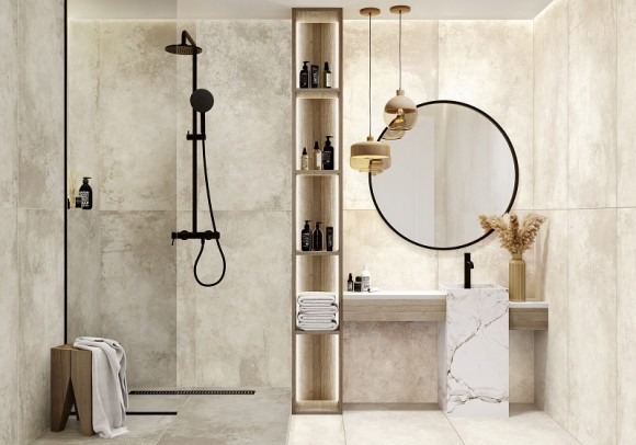 Керамогранит Alma Ceramica Cemento GFA114CMT40R 570*1140