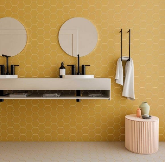 Керамогранит Dna Tiles Bee Mustard 11,5х10
