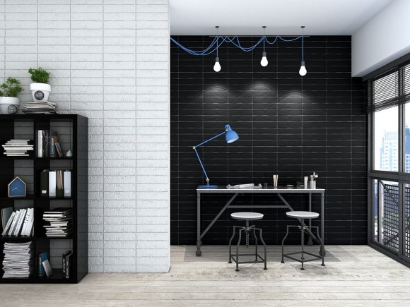 Плитка настенная Ecoceramic Nashville Negro