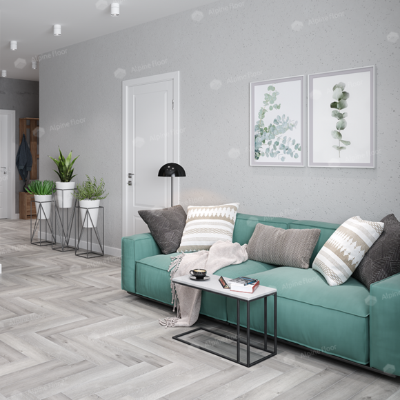 Кварц-виниловая плитка Alpine Floor Parquet Light Дуб Лейтена ECO 13-18