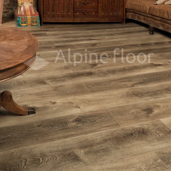 SPC ламинат Alpine Floor Premium XL Дуб Коричневый ECO 7-9