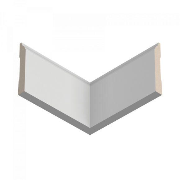 Плинтус ЛДФ под покраску Ultrawood Base 001 i