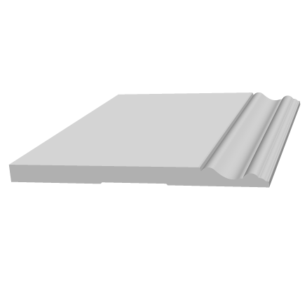 Плинтус ЛДФ под покраску Ultrawood Base 005 i