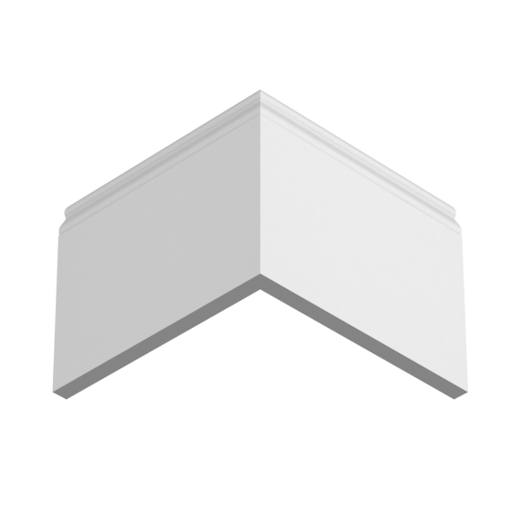 Плинтус деревянный под покраску Ultrawood Base 007 W