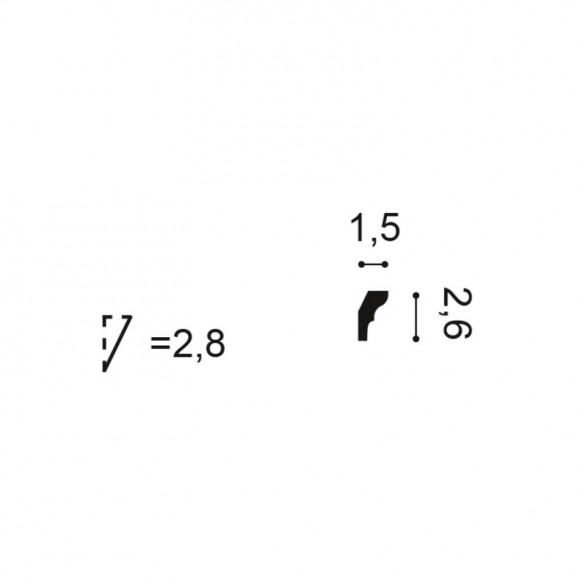 Карниз Orac Decor CX111