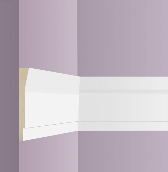 Плинтус ЛДФ под покраску Ultrawood Base 009 i