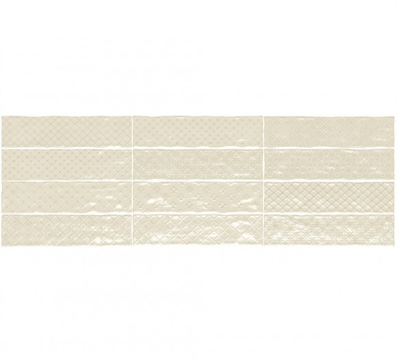 Настенная плитка El Barco MUSIC BONE DECOR (12 видов рельефов, 12 видов рисунка) 7,5*30