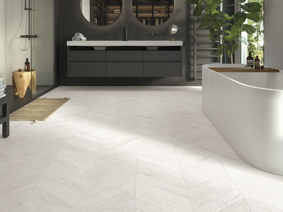 Керамогранит Oset ELEGANCE WHITE CHEV 8x40 (2 вида) 