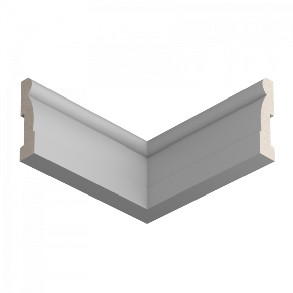 Плинтус ЛДФ под покраску Ultrawood Base 020