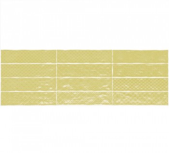 Настенная плитка El Barco MUSIC LEMON DECOR (12 видов рельефов, 12 видов рисунка) 7.5*30