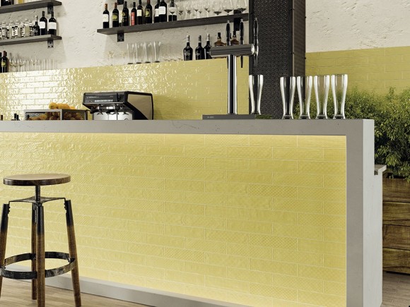 Настенная плитка El Barco MUSIC LEMON DECOR (12 видов рельефов, 12 видов рисунка) 7,5*30