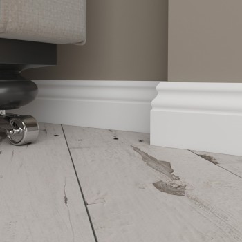 Плинтус ЛДФ под покраску Ultrawood Base 021