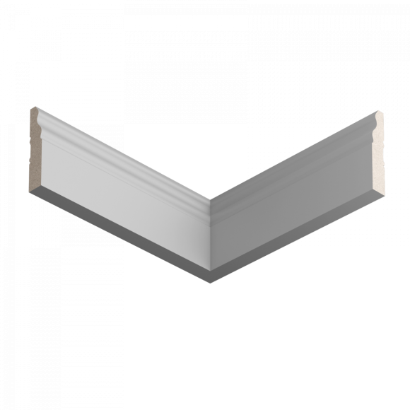 Плинтус ЛДФ под покраску Ultrawood Base 021 Плинтус ЛДФ под покраску Ultrawood Base 021