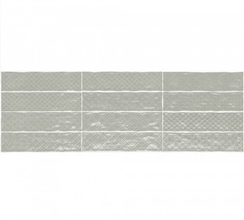 Настенная плитка El Barco MUSIC CENDRA DECOR (12 видов рельефов, 12 видов рисунка) 7.5*30