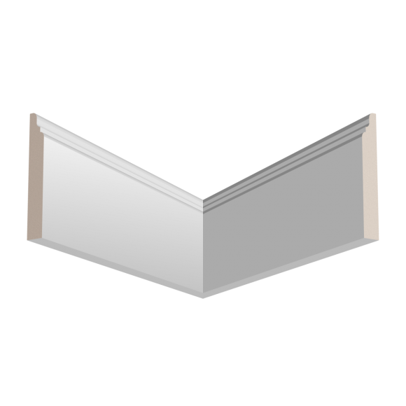 Плинтус ЛДФ под покраску Ultrawood Base 024 i Плинтус ЛДФ под покраску Ultrawood Base 024 i