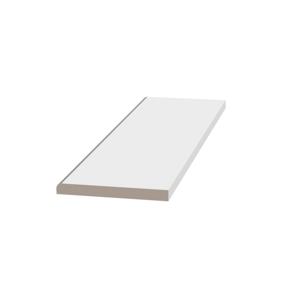 Плинтус деревянный под покраску Ultrawood Base 1010 W