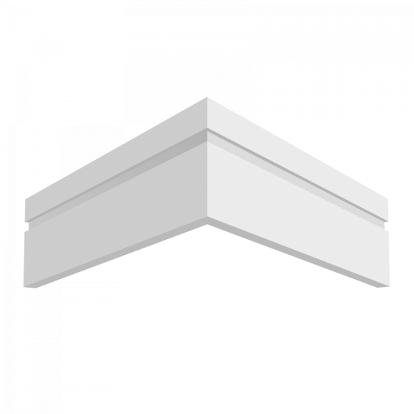 Плинтус ЛДФ под покраску Ultrawood Base 1015 L