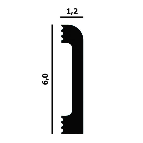 Плинтус напольный Перфект Плюс P67 Плинтус напольный Перфект Плюс P67