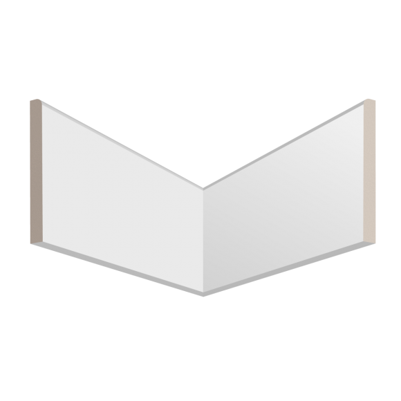 Плинтус ЛДФ под покраску Ultrawood Base 1212 i