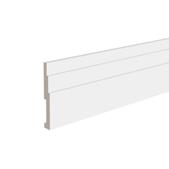 Плинтус ЛДФ под покраску Ultrawood Base 1216 i