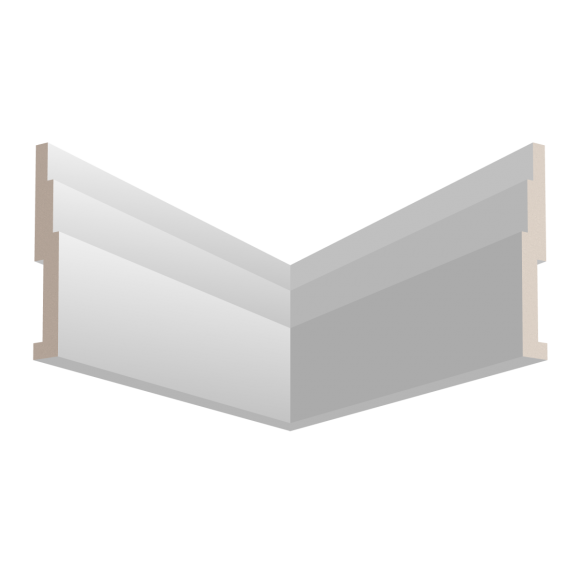 Плинтус ЛДФ под покраску Ultrawood Base 1216 i