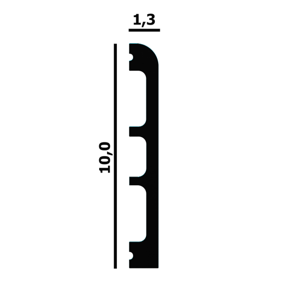 Плинтус напольный Перфект Плюс P69 Плинтус напольный Перфект Плюс P69