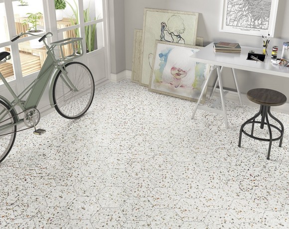 Керамогранит Click Ceramica TEMPO HEXA BLACK 20x24