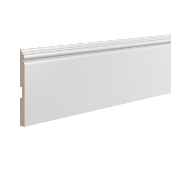 Плинтус деревянный под покраску Ultrawood Base 5011 W